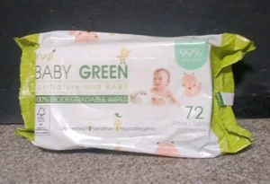 Yugi BABY GREEN para Naturaleza y Bebé 72 Toallitas 100% Biodegradables - Imagen 1 de 4