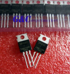 10pcs IRF840N IRF840 N-channel 8A 500V MOSFET TO-220 IR Transistor Best - Bild 1 von 1