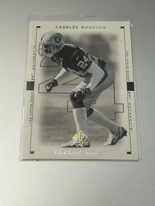 1999 SP Authentic Football Card #64 Charles Woodson Oakland Raiders Football - Picture 1 of 2