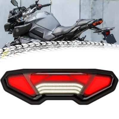 Luz trasera LED señales de giro de freno integradas para YAMAHA FZ09 FZ10 MT-09 MT-10 Foto 1 de 4
