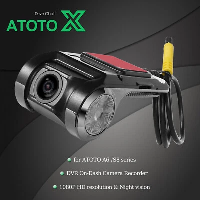 ATOTO 1080P DVR fotocamera on-dash sensore Sony immagine + registrazione video