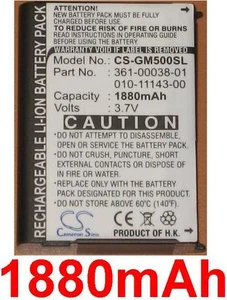 BATTERIE 1880mAh Type 010-11143-00 361-00038-01 pour Garmin Nuvi 510, Zumo 220 - Photo 1 sur 1