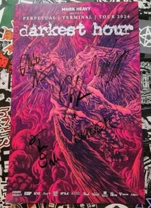 DARKEST HOUR Signed Autographed 11x17 Perpetual Terminal Tour Poster VIP - Picture 1 of 1