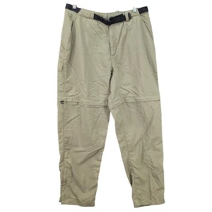 The North Face Women's Convertible Belted Pants Sz L Hiking Baggy Gorpcore Nylon - Picture 1 of 14