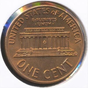 Lincoln Cent Memorial Reverse 1972 de Estados Unidos - elección sin circular - Imagen 1 de 3