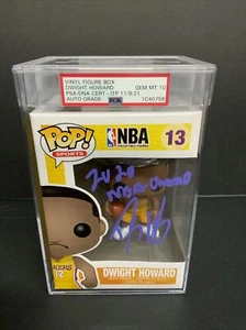 DWIGHT HOWARD SIGNED LAKERS FUNKO POP "NBA CHAMPS" GEM MT 10 PSA SLABBED 1C40758 - Picture 1 of 6