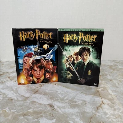 Harry Potter The Chamber Of Secrets/The Sorcerer's Stone DVD Full Screen 2007 - Image 1 of 3