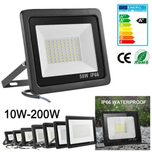10-100W Led Floodlight Outside Light Garden Security Outdoor Flood Lights Lamp - Picture 1 of 22