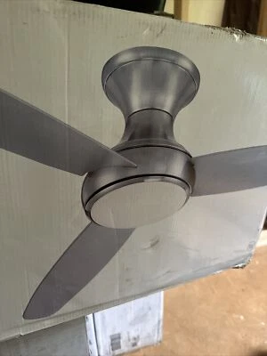 Ventiladores de techo inteligente Minka Aire F467L-CL Concept III - 54 pulgadas interior/exterior*NUEVO Foto 1 de 4