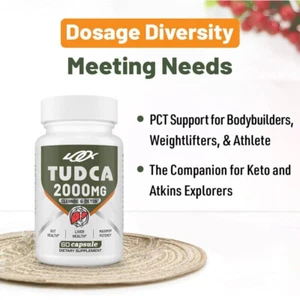 TUDCA Liver Supplement Capsules 2000mg - Picture 1 of 8