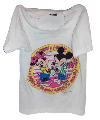 Camiseta De Colección Años 80 Disney Minnie & Mickey Mouse EE. UU. Pantalla Estrellas Niños Solteros M10-12 Foto 1 de 4