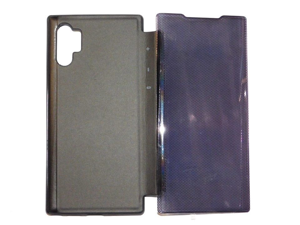 Tasche Hülle Clear View Cover für Samsung Note 10 + Plus schwarz - Bild 1 von 1
