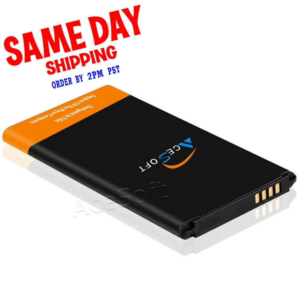 Bateria recarregável AceSoft 6820mAh para Samsung Galaxy S5 i9600 SM-G900A/V/P/T - Imagem 1 de 1