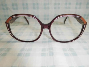 Vintage Roberto Elliot Round Oversize 80s Eyeglasses Eyeglass Sunglasses Frame - Picture 1 of 8