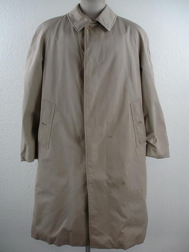 Cappotto uomo M tg 42S Burberry England classico lungo trench kaki fodera nova check