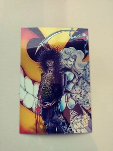 LADY DEATH - Weird Romance MEGA CHROMIUM CARD #24 (CHAOS, 1997) - Picture 1 of 2