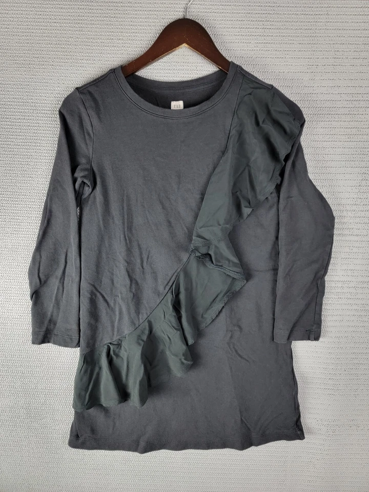 Gap Kids top t-shirt long long-sleeve size XL girls black - Image 1 of 4