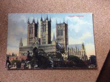 Postcard O Lincoln “ Lincoln Cathedral “ Posted 1906