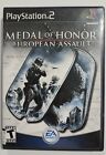 Medal of Honor European Assault (PS2 PlayStation) manual available online