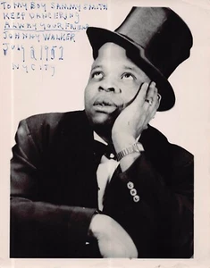 Johnny Walker Nachtclub Darsteller Zylinder Hut 2. Juli 1952 schwarzweiß 8 x 10 Kopfschuss signiert - Bild 1 von 2