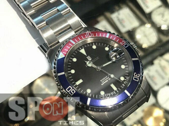 Sandoz 25 Jewels Pesi Dial 100m Diving Automatic Men's Watch 90930D-77-2 - Image 1 of 1