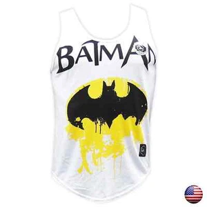 NEU MIT ETIKETT BATMAN THE DARK KNIGHT LOGO RUNDHALSAUSSCHNITT HERREN TANK TOP GRÖSSE S M L - Bild 1 von 20