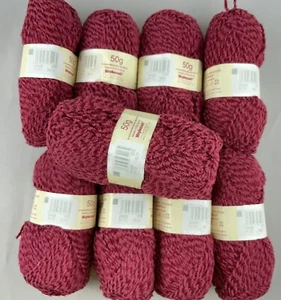 Stylecraft Velvet Double Knitting Yarn Skein Acrylic  Pink Crochet Lot Of 10 - Picture 1 of 4