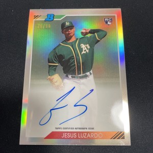 2020 Bowman Heritage Chrome JESUS LUZARDO Auto Autograph Refractor RC  /99