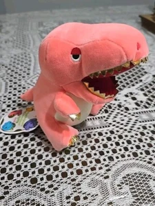 Mochipuni T-Rex Dinosaurier rosa Plüschtier 6 Zoll Stofftier süß 2. neu mit Etikett - Bild 1 von 7