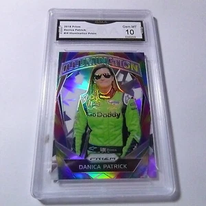 DANICA PATRICK 2018 PRIZM ILLUMINATION PRIZM # I4 GRADED 10 L@@@K - Picture 1 of 2
