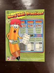 Word Wall Practice Teacher Resource Book Tricky Words Grades 4-6 Reproducible - Foto 1 di 2