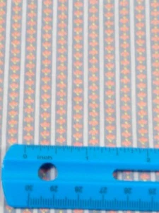 3+ yd quilt fabric vintage Joan Kessler Concord material floral stripe pink blue - Picture 1 of 8