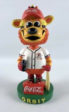 Albuquerque Isotopes Mascot Orbit Bobblehead - Coca-Cola Orange