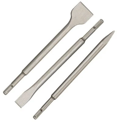 SDS-Plus Meißel Flachmeißel Bosch Dewalt Heller Metabo Projahn Spitz Flach Breit - Bild 1 von 4