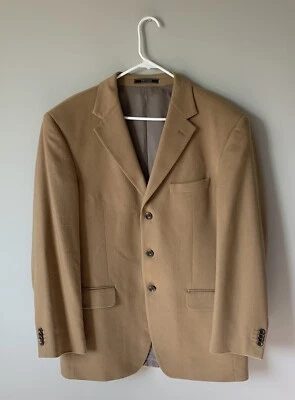 Arnold Brant Camel Men's 42R? Pure Cashmere Sport Coat Blazer - Image 1 of 4