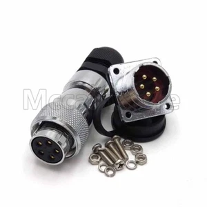 WS20 IP67 5 Pin 10A Aviation Plug Socket,Waterproof Electrical Wire Connector - Picture 1 of 7