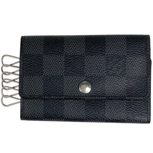 Louis Vuitton Multicles 6 Key Holder Key Case Damier Grafitte Black N62662... - Picture 1 of 6