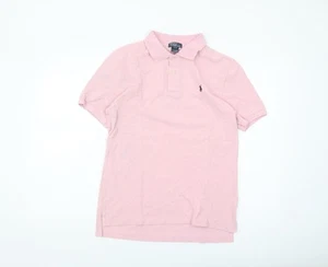 Polo by Ralph Lauren Boys Pink Polo Shirt Size L - Picture 1 of 12