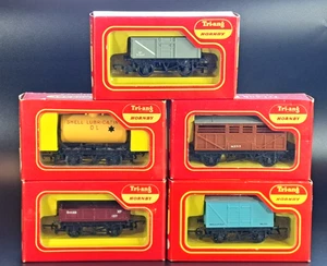 Tri-ang Hornby - Spurweite OO - B.R. Güterwagen x 5 - Bild 1 von 24