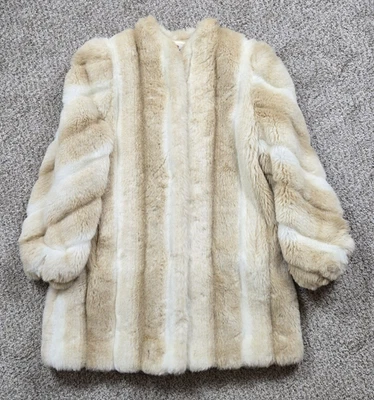 Abrigo de piel sintética Monterey vintage para mujer 16 mob esposa cálido elástico muñecas elegante Foto 1 de 4