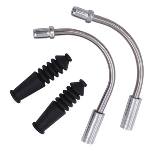 Juego de bota de línea de freno de bicicleta protector de cable de acero inoxidable para bicicleta freno en V - Imagen 1 de 8