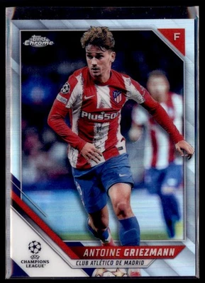 2022 Topps Chrome Refractor Antoine Griezmann Atletico de Madrid 171 - Image 1 of 2