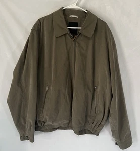 London Fog Men's Auburn Zip Front Golf Jacket Lightweight Size XL Greenish Gray - Picture 1 of 22