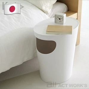Japan Brand Side Table and Trash Can Effective use of space - Picture 1 of 11