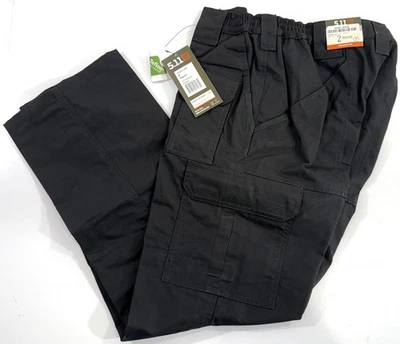 NUEVO CON ETIQUETAS 2x30 PANTALONES CARGO TACTICAL 64360 TACLITE PRO PARA MUJER NEGROS 2 REG Foto 1 de 2