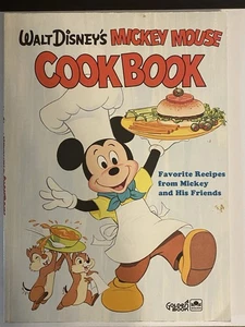 Libro de cocina Walt Disney’s Mickey Mouse 1975 vintage tapa dura recetas para niños - Imagen 1 de 8