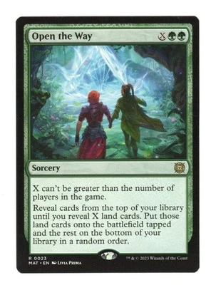 MTG - Open the Way - Normal - MOM: The Aftermath Rare - NM - Image 1 of 2