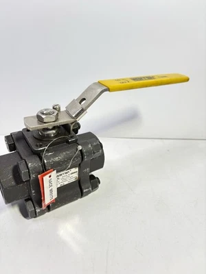 WARREN FIG.#356 1" WCB Socket Weld 2000 WOG 316SS NACE-MR0175 Steel Ball Valve - Image 1 of 4