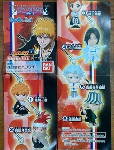 Bleach figure strap key chain Lot 6 set retro Ichigo mascot Japan anime p1 6 - Picture 1 of 4