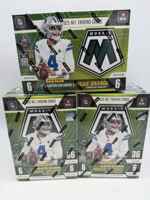 Lot of 3  - New 2025 Panini Mosaic NFL Football Blaster Box SEALED - In Hand 🔥 - Image 1 of 3